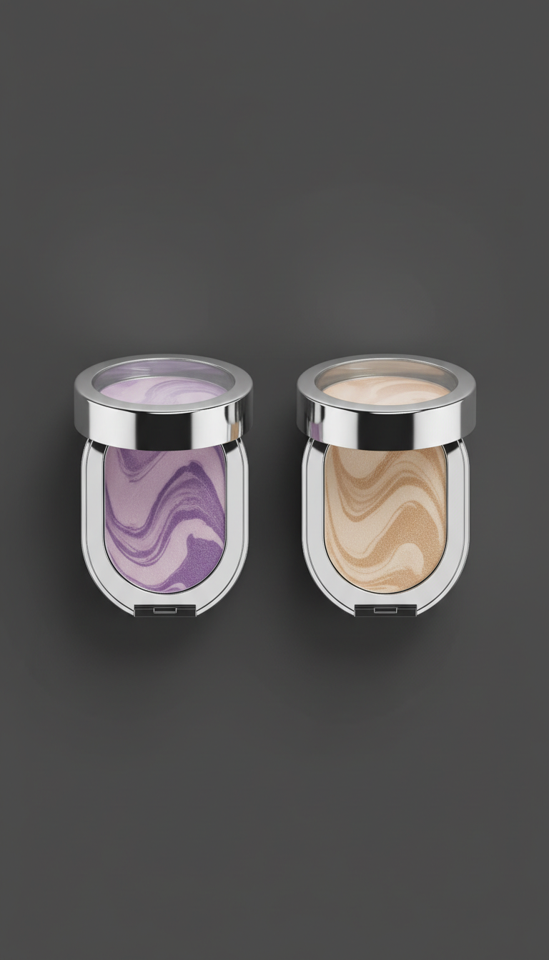 Celestial Highlight Duo in Rose Quartz & Gold