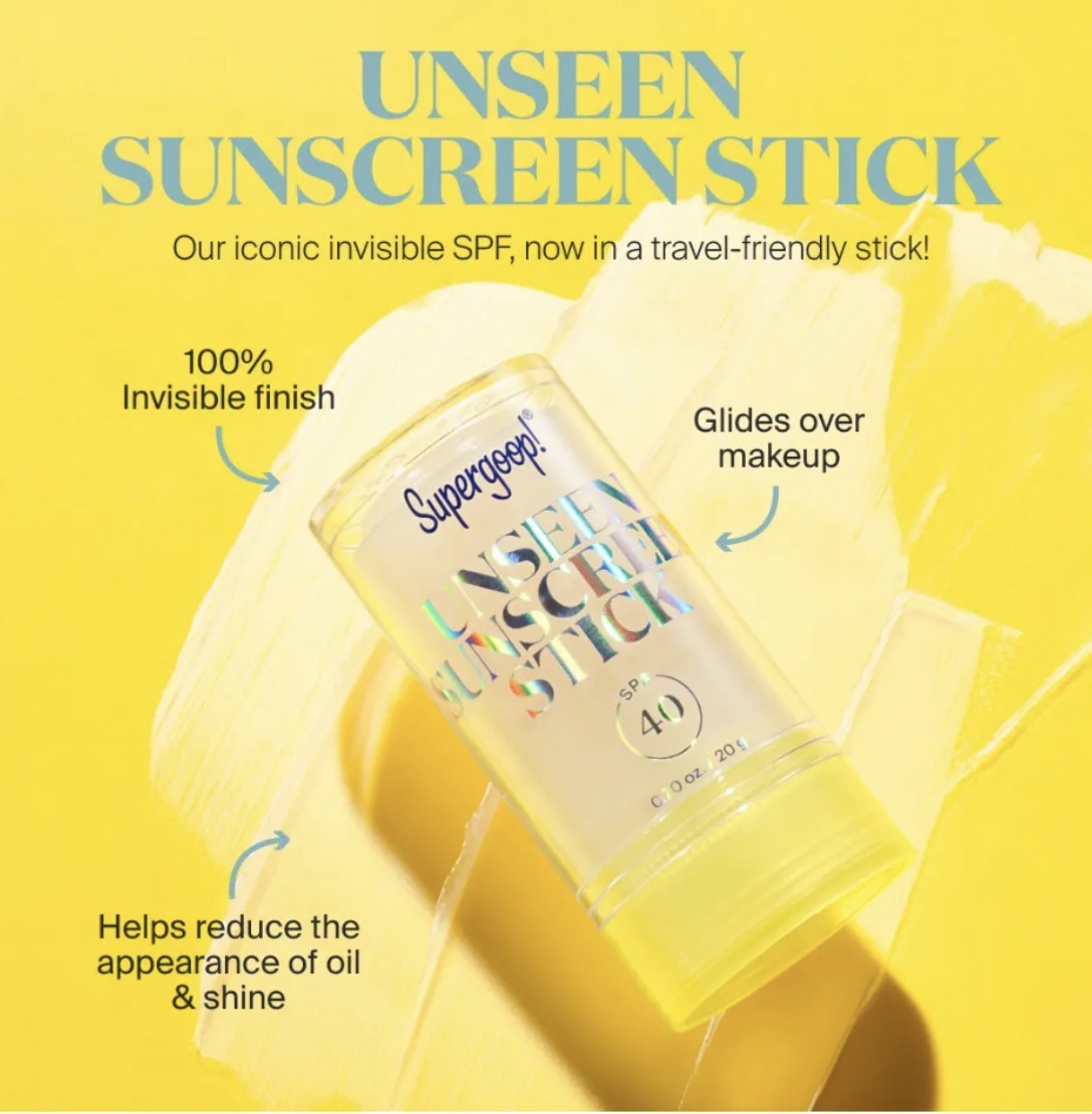 スーパグープ!  グロースティック日焼け止め SPF 50 • 20g
